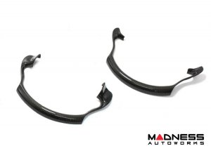 Alfa Romeo Stelvio Steering Wheel Trim - Carbon Fiber - Upper Trim Piece - QV Model Alfa Romeo Stelvio Steering Wheel Trim - Carbon Fiber - Upper Trim Piece - QV Model